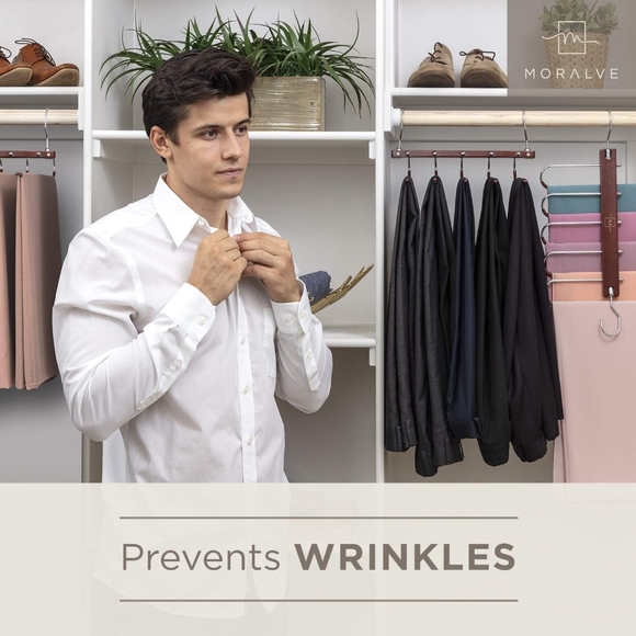 Pants Hangers Space Saving - 2 Pack - Picture 7 of 8